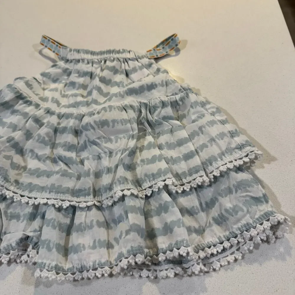 Tommy Bahama Toddler Girl 4T Layered Tank Blouse 100% Cotton Shell - Picture 2 of 5